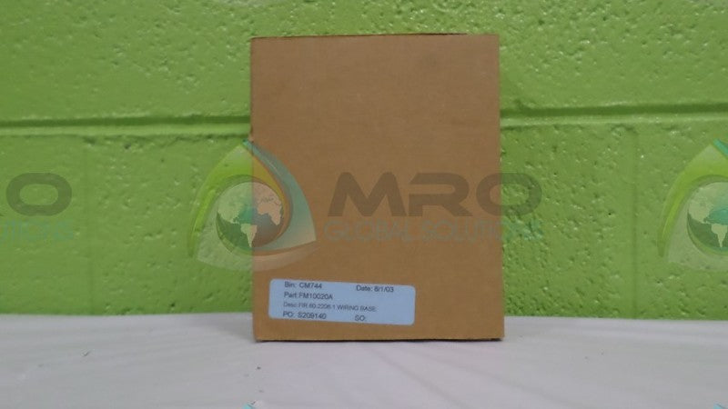 FIREYE 60-2206-1 WIRING BASE NSFS
