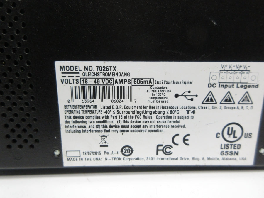 N-TRON 7026TX 18-49VDC  NSNP