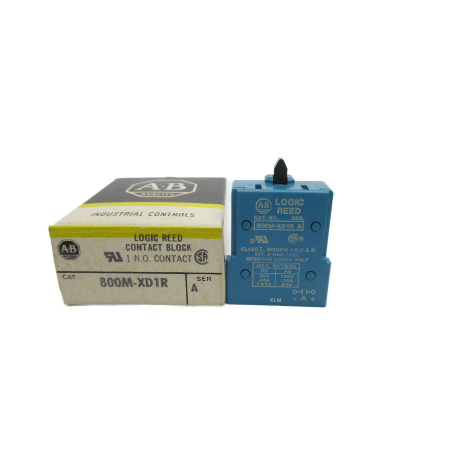 ALLEN BRADLEY 800M-XD1R SER. A (BK/YL) NSMP