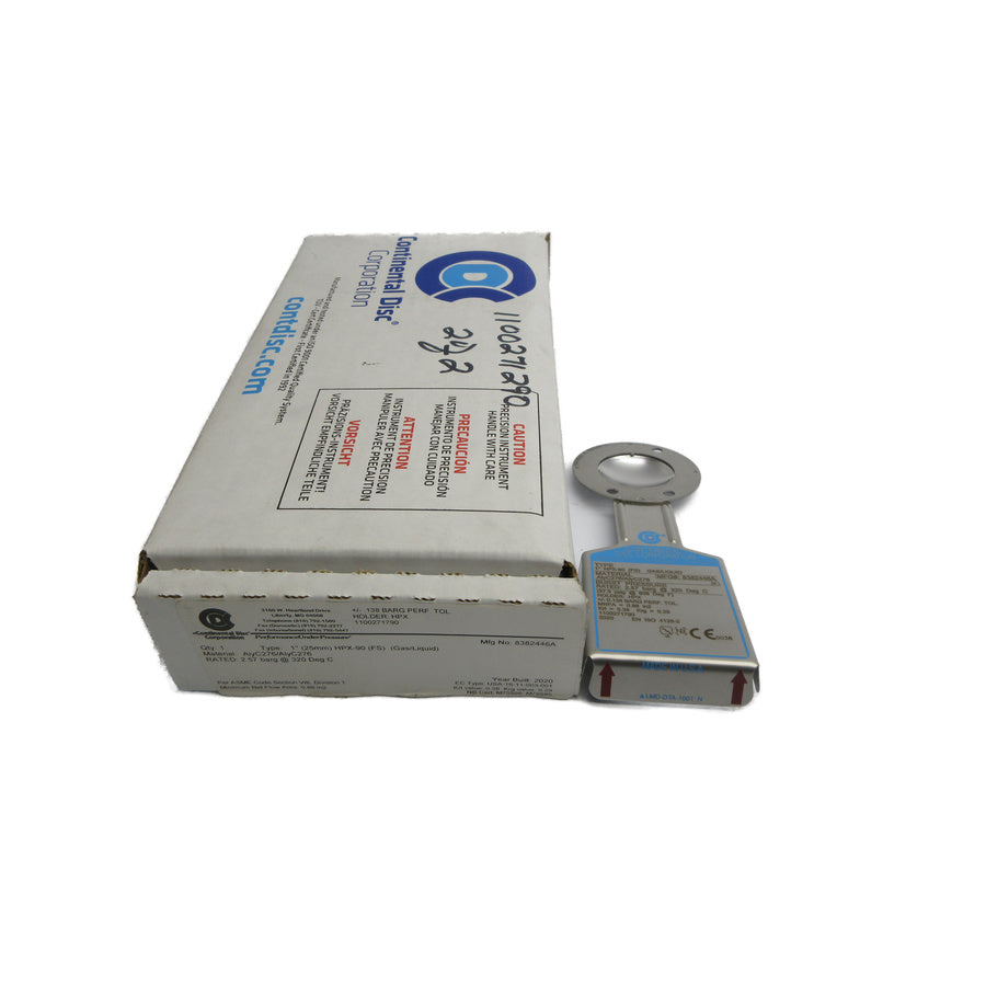 CONTINENTAL DISC 8382446A HPX-90 37.3PSI 1" NSMP