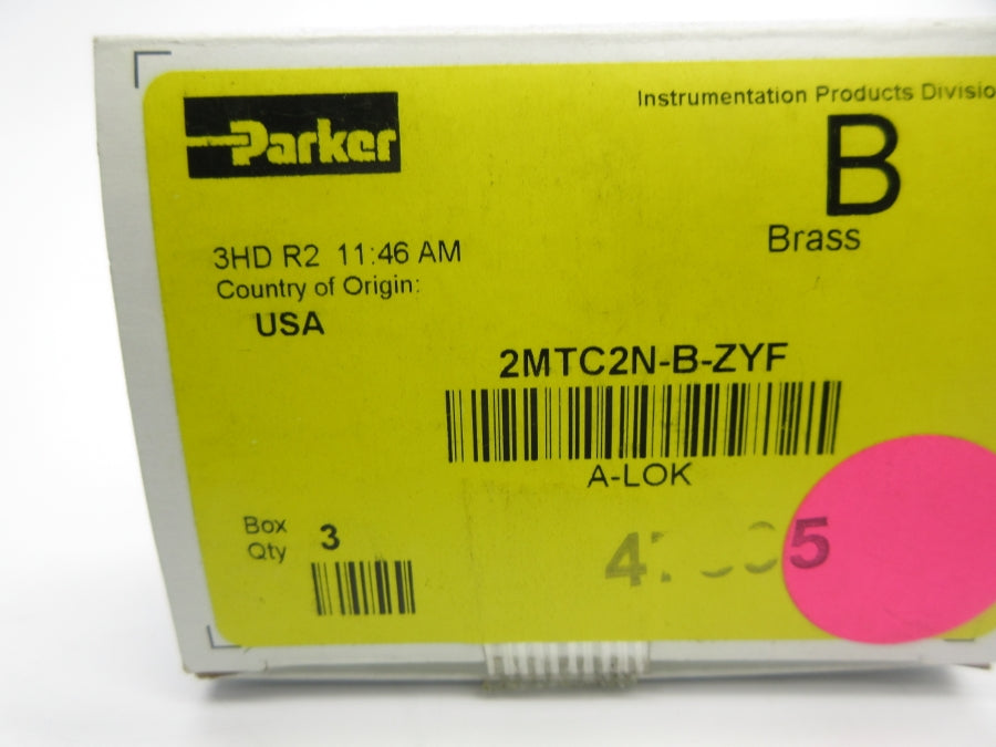 PARKER 2MTC2N-B-ZYF (PKG OF 3) NSMP