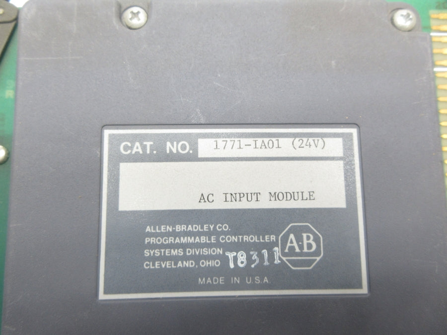 ALLEN BRADLEY 1771-IA01 24V UNMP