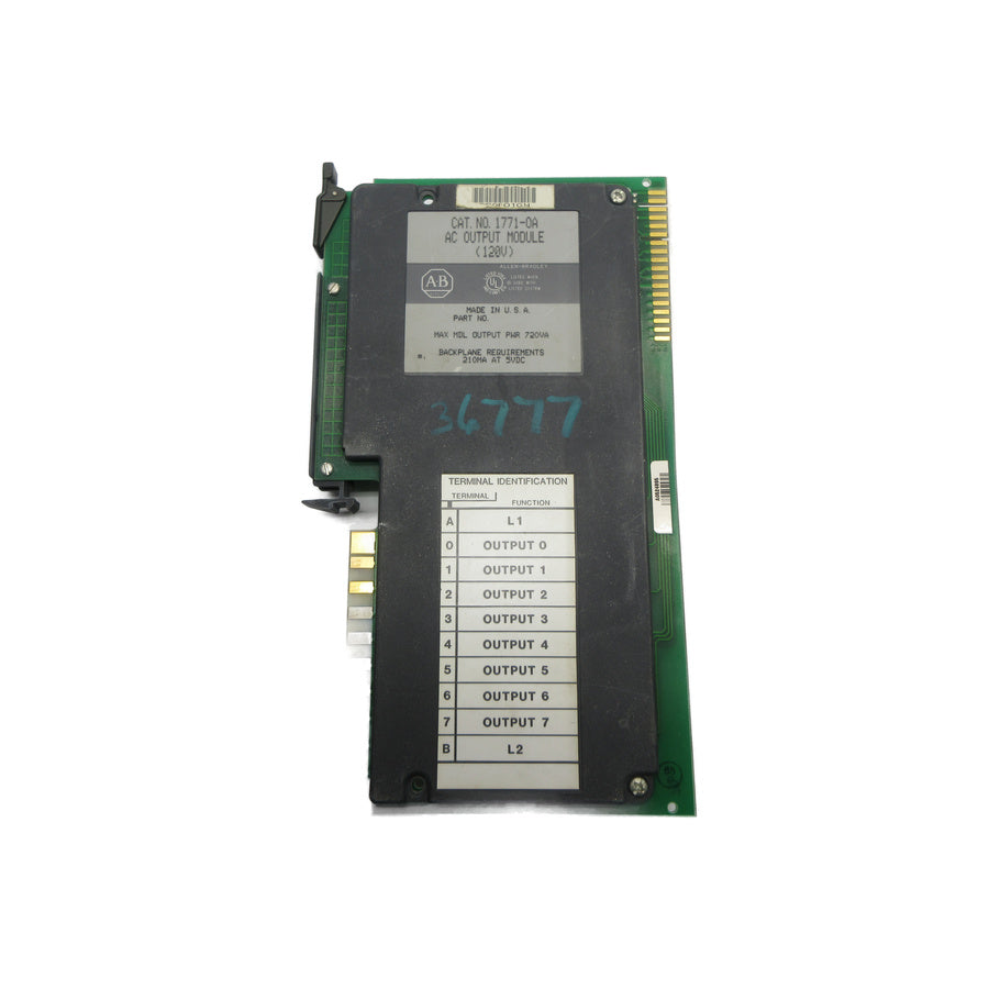 ALLEN BRADLEY 1771-OA 120VAC (AS PICTURED) UNMP