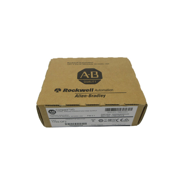 ALLEN BRADLEY 1769-OF2 SER. B F/W 3.1 DATE: 2018 NSFS
