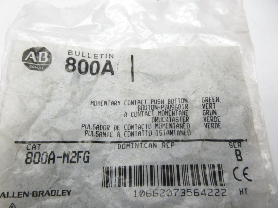 ALLEN BRADLEY 800A-M2FG SER. B NSMP