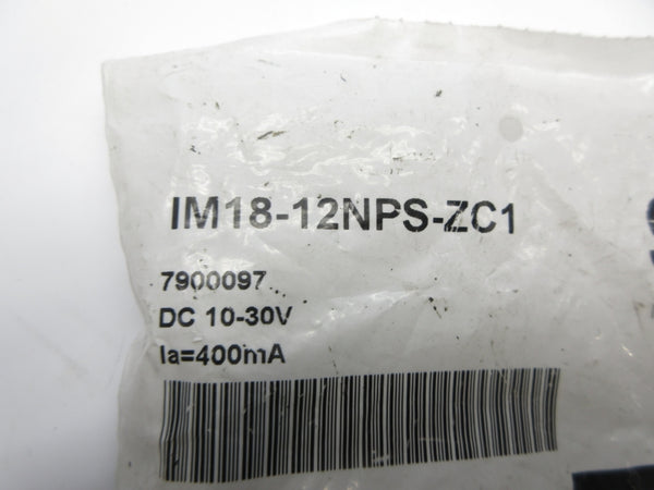 SICK IM18-12NPS-ZC1 7900097 10-30VDC NSMP