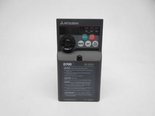 MITSUBISHI ELECTRIC FR-D720-042-NA 200-240VAC 6A NSMP