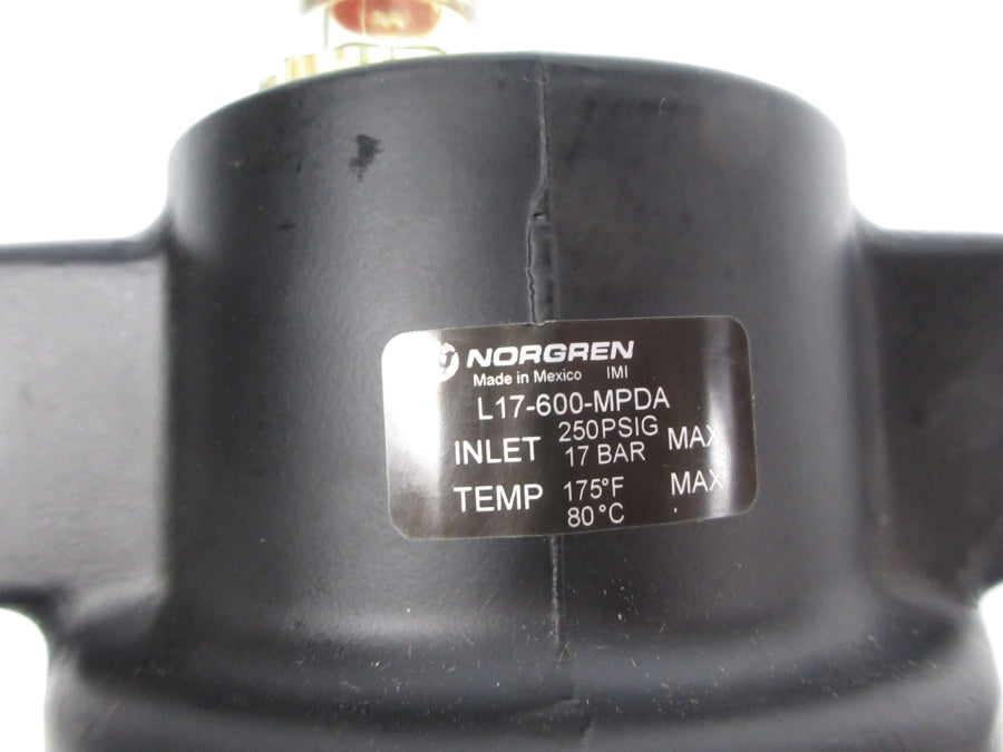 NORGREN L17-600-MPDA 250PSI (BLACK) UNMP