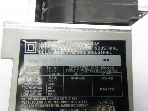 SQUARE D 8501XDO80 SER. A 48V NSNP