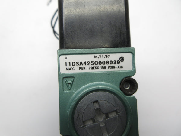 NUMATICS 11DSA425O000030 100-115/110-120V .15A 150PSI NSNP