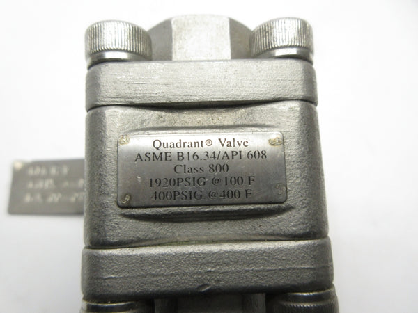 QUADRANT VALVE 800 1920PSI NSNP