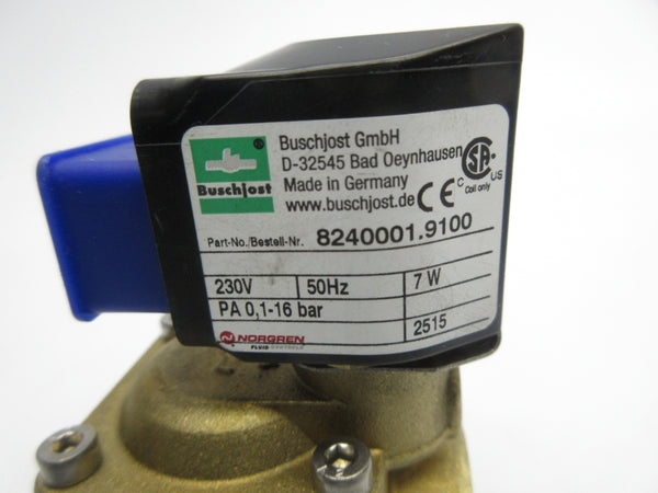 BUSCHJOST 8240001.9100 230V NSNP