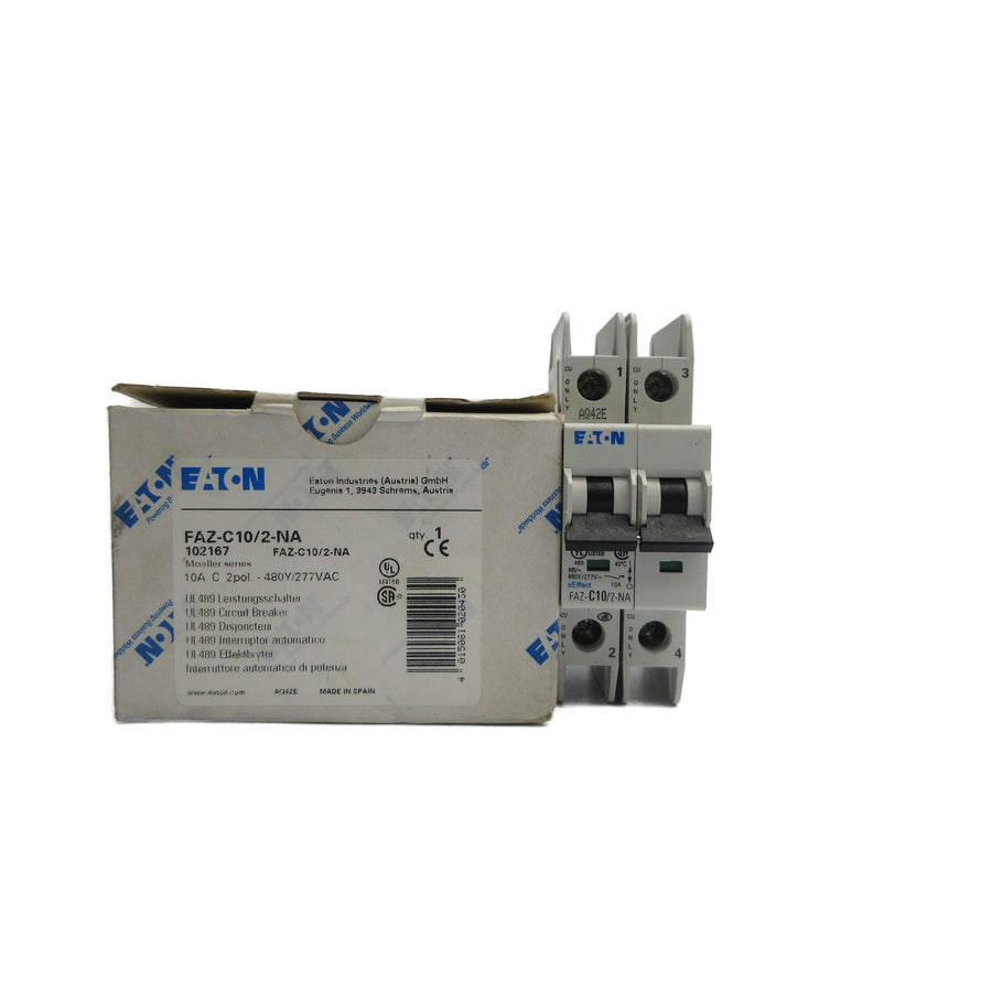 EATON FAZ-C10/2-NA 102167 277VAC 10A NSMP