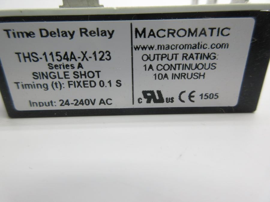 MACROMATIC THS-1154A-X-123 SER. A 24-240VAC 0.1S NSMP