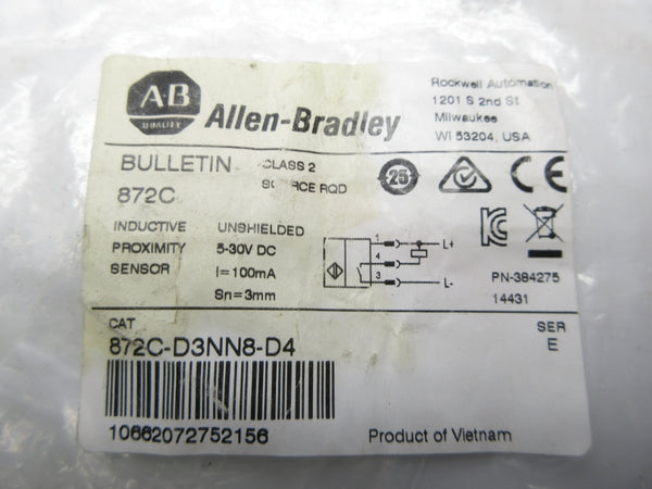 INDUSTRIAL SPARE PART 872C-D3NN8-D4 SER. E 5-30VDC NSMP