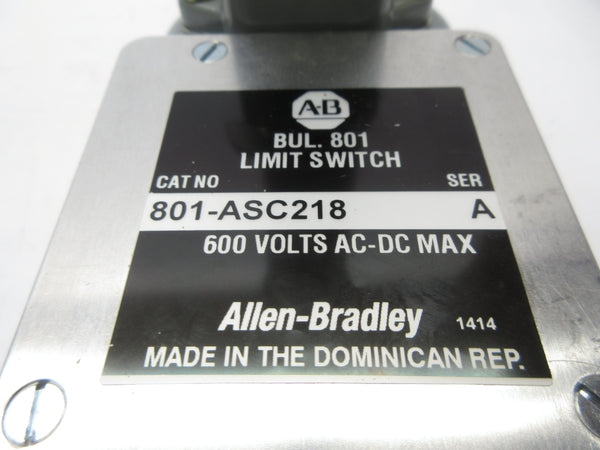INDUSTRIAL SPARE PART 801-ASC218 SER. A 600VAC-DC NSNP
