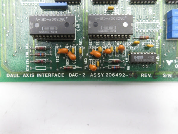EXCELLON AUTOMATION 206492-24 REV. E UNMP