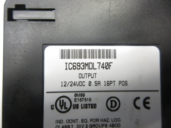 FANUC IC693MDL740F 12/24VDC 0.5A (NO DOOR) UNMP