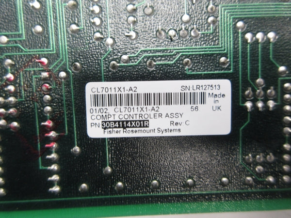 FISHER ROSEMOUNT 30B4114X01R CL7011X1-A2 REV. C UNMP
