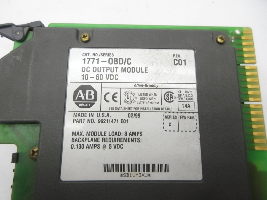 ALLEN BRADLEY 1771-OBD SER. C 10-60VDC REV. C01 UNMP