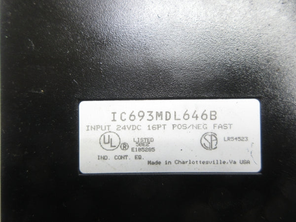 GE FANUC IC693MDL646B 24VDC (NO DOOR) UNMP