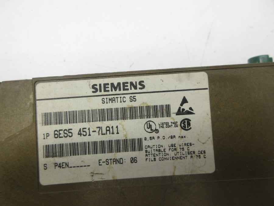 SIEMENS 6ES5451-7LA11 UNMP