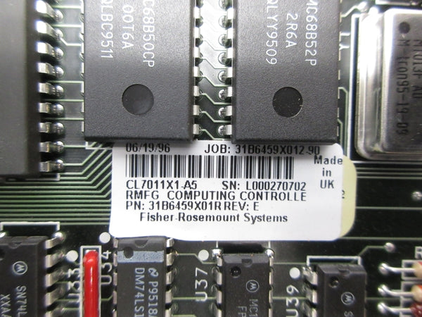 FISHER-ROSEMOUNT 31B6459X01R CL7011X1-A5 REV. E NSNP
