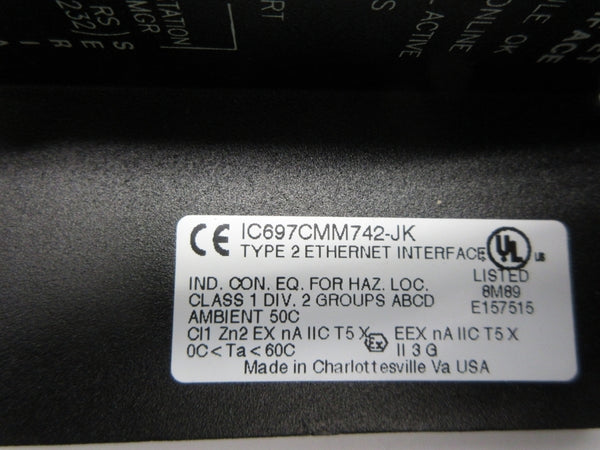 GE FANUC IC697CMM742-JK NSNP