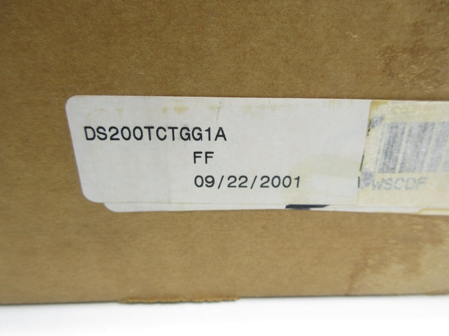 GENERAL ELECTRIC DS200TCTGG1AFF NSMP