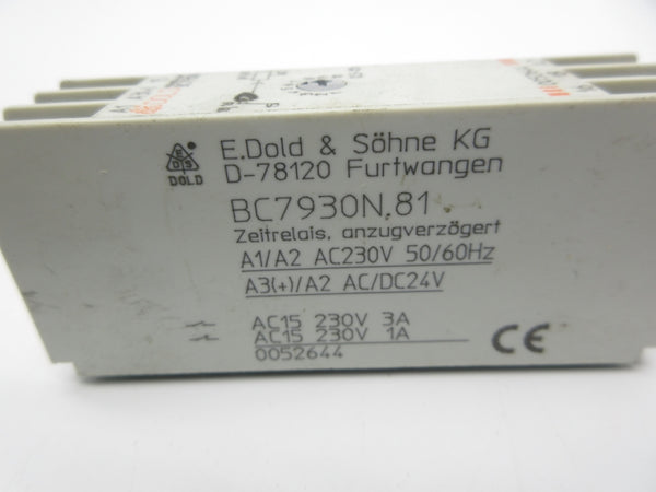 DOLD BC7930N.81 230VAC 3A 0.5-10H NSNP