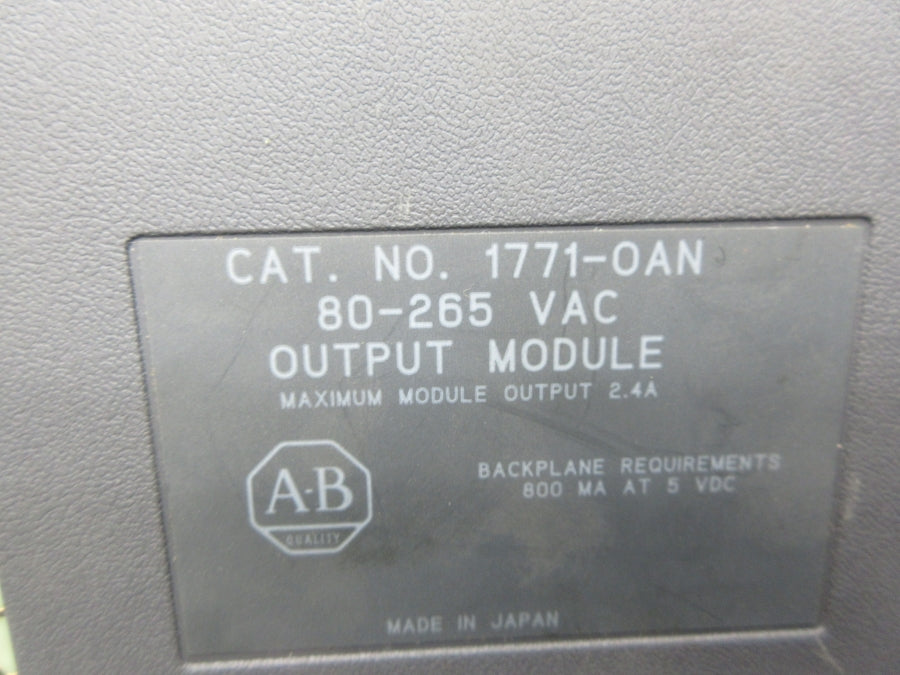 ALLEN BRADLEY 1771-OAN 80-265VAC NSNP