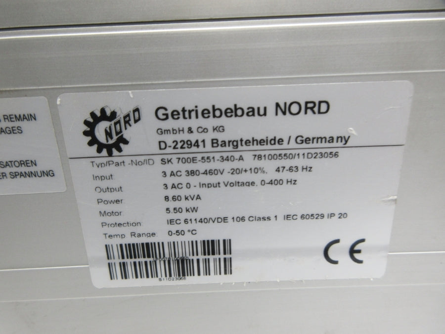 NORDAC SK700E-551-340-A 380-460VAC UNMP