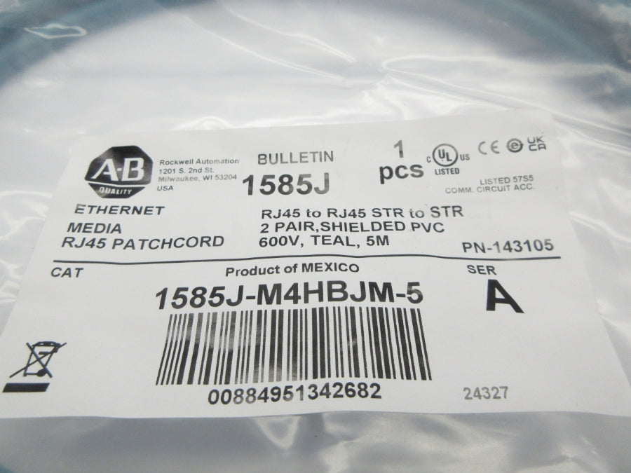 ALLEN BRADLEY 1585J-M4HBJM-5 SER. A NSMP