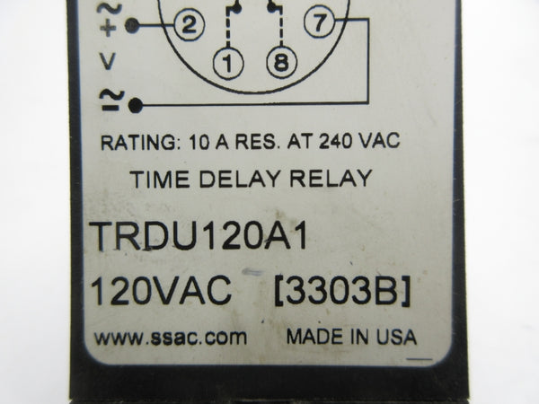 SSAC TRDU120A1 120VAC 10A NSMP