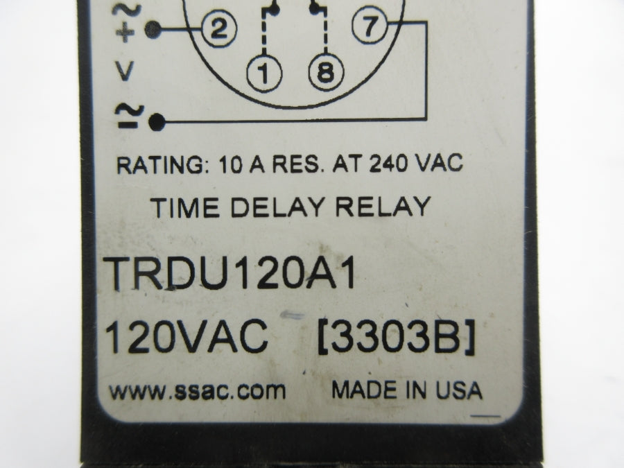 SSAC TRDU120A1 120VAC 10A NSMP