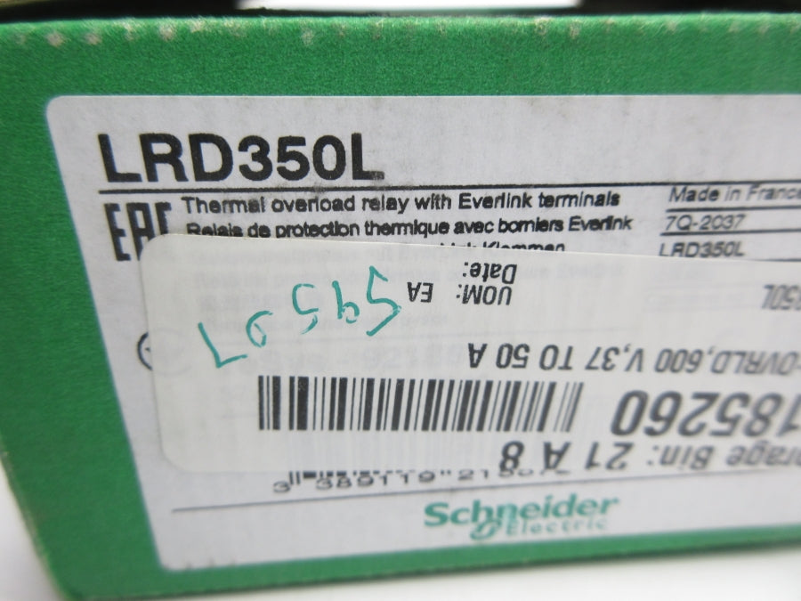 SCHNEIDER ELECTRIC LRD350L 37-50A NSMP