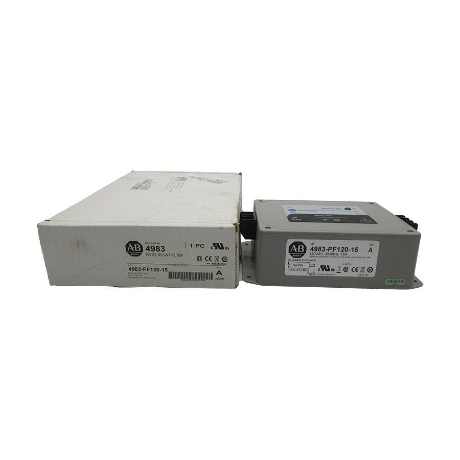 ALLEN BRADLEY 4983-PF120-15 SER. A 120VAC 15A (WH) NSMP