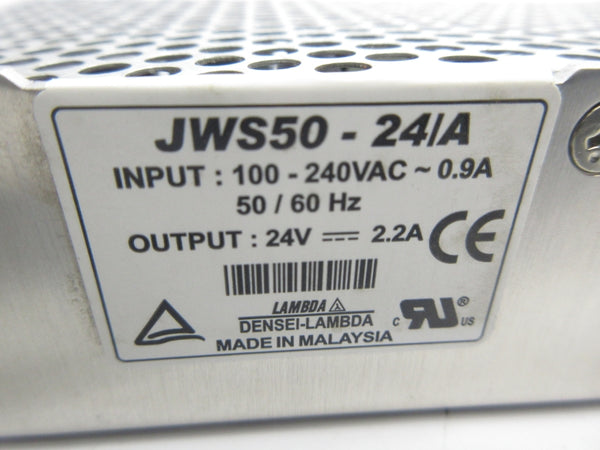 DENSEI-LAMBDA JWS50-24/A 100-240VAC 0.9A NSMP