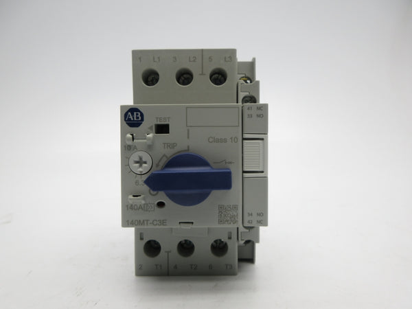 ALLEN BRADLEY 140MT-C3E-C10-XC SER. A 6.3-10A (BR/WH) NSMP