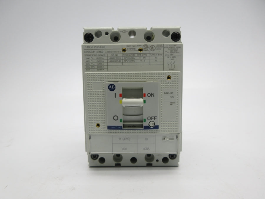 ALLEN BRADLEY 140G-H2C3-C40 SER. A NSMP