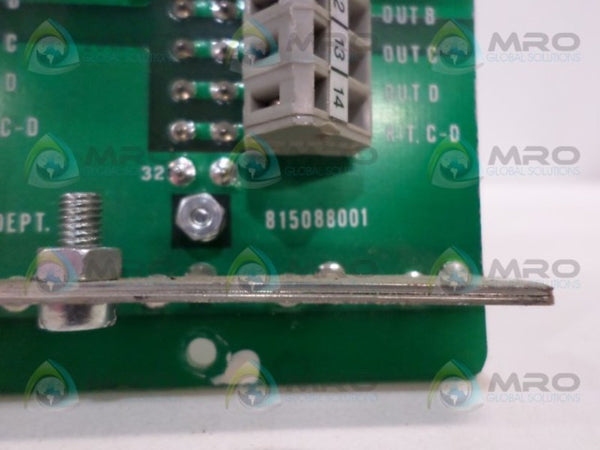 G.D. ELECTRONICS 815088001 CIRCUIT BOARD NSNP