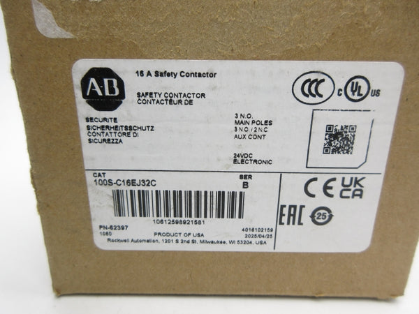 INDUSTRIAL SPARE PART 100S-C16EJ32C SER. B 24VDC (BR/WH) NSMP