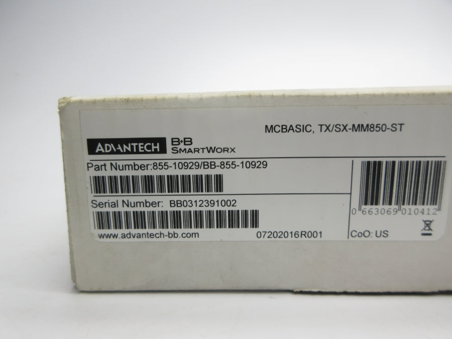 ADVANTECH 855-10929/BB-855-10929 MCBASICTX/FX 100-240VAC 1A NSMP