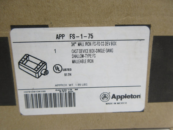 APPLETON APPFS-1-75 NSMP