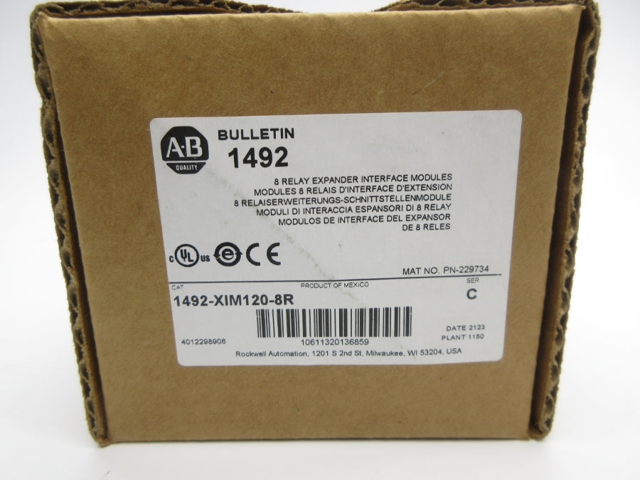 INDUSTRIAL SPARE PART 1492-XIM120-8R SER. C 96-132VAC (BR/WH) NSMP