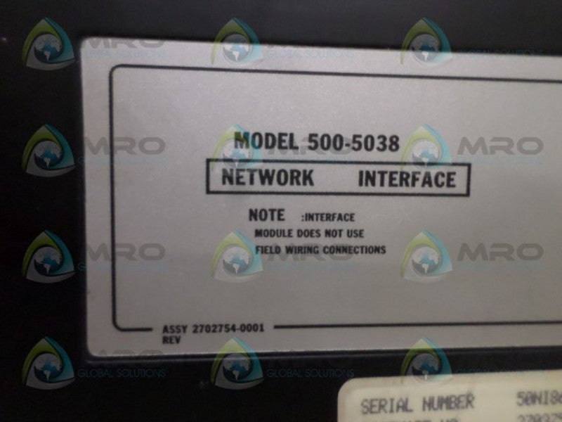 TEXAS INSTRUMENTS 500-5038 NETWORK INTERFACE MODULE UNMP