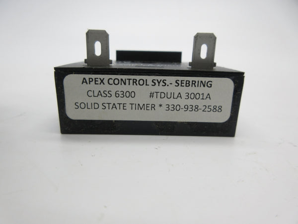 APEX CONTROL SYSTEM TDULA3001A NSNP