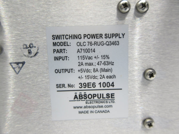 ABSOPULSE OLC76-RUG-Q3463 A710014 115VAC 2A NSNP