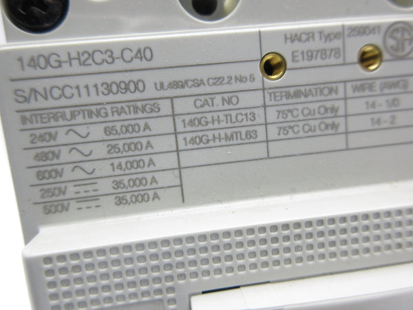ALLEN BRADLEY 140G-H2C3-C40 40A NSNP