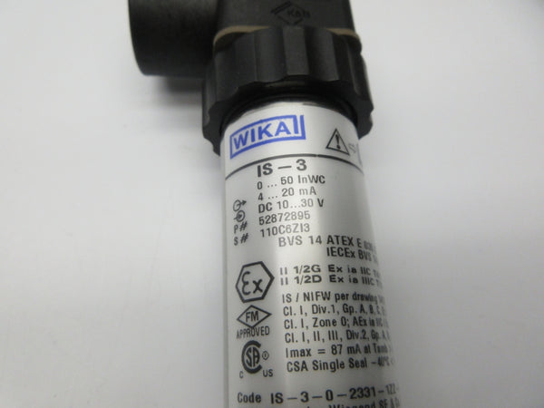 WIKA 52872895 IS-3 10-30VDC NSNP